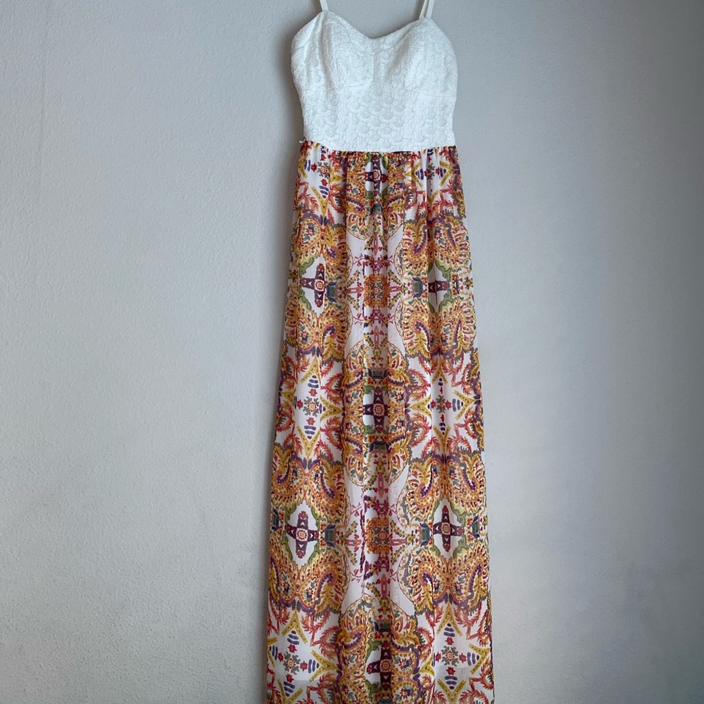 Lily Rose Maxi Outdoor Flower Dress